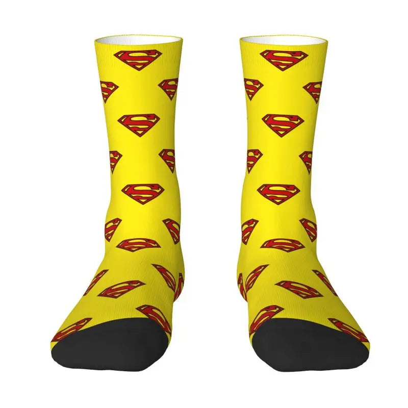 Supermans Men's Crew Socks Unisex Novelty Spring Summer Autumn Winter Dress Socks