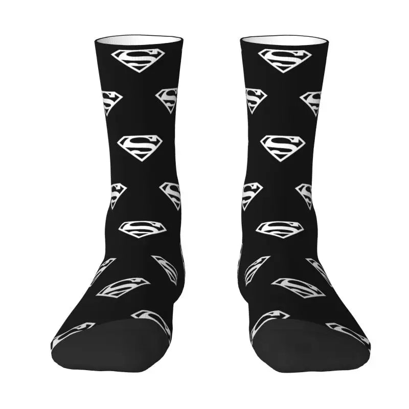 Supermans Men's Crew Socks Unisex Novelty Spring Summer Autumn Winter Dress Socks