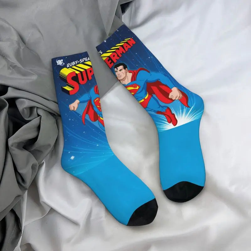 Supermans Men's Crew Socks Unisex Novelty Spring Summer Autumn Winter Dress Socks